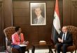Makhlouf discusses with representative of UNFPA mechanisms of joint cooperation
