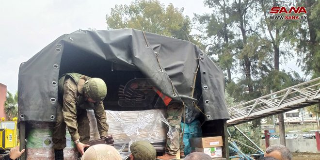 Defensa Civil en Latakia/Siria recibe ayuda rusa