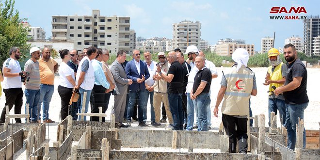 Continúan construcción de viviendas para afectados por el terremoto en Latakia