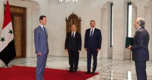 رئیس جمهور اسد استوارنامه سفیر الجزایر را پذیرفت 9-7-2023