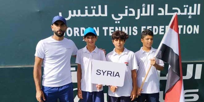 נבחרת הטניס של סוריה לנוער מנצחת את מקבילתה הסעודית באליפות מערב אסיה
